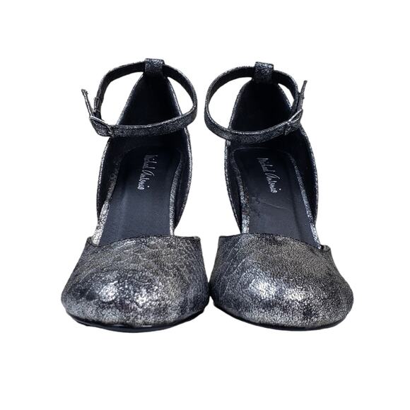 Michael Antonio Womens Ankle Strap Metallic Heels Size 6 - Picture 4 of 9